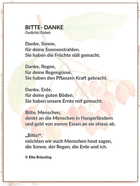 Besuche den Beitrag für mehr Info. | Dankgebet, Danke gedicht, Kindergebet