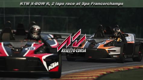 Assetto Corsa Ktm X Bow R Laps Race At Spa Youtube