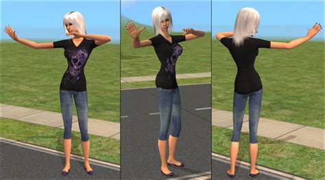 Mod The Sims Old Sims2 Inebriant 34c Sexybum Emo Chick V1 Set