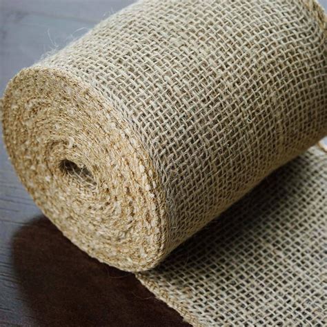Authentic Rustic Burlap Roll Natural Tone 5x10 Yards Tablecloths