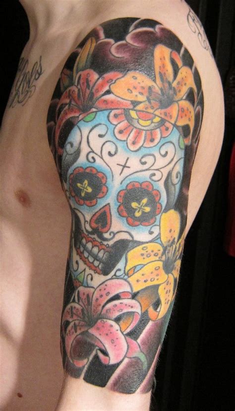 Candy Skull Tattoos Designs Ideas And Meaning Tattoos For You