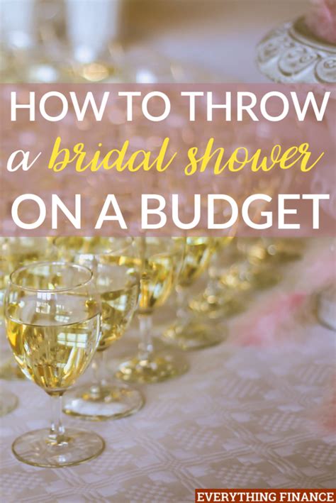 Throwing A Bridal Shower Can Be Expensive But It Doesnt Have To Be