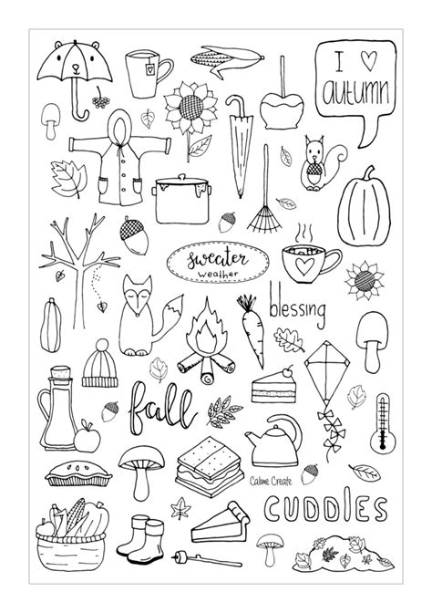 Image Result For Autumn Doodles Autumn Doodles Bullet Journal