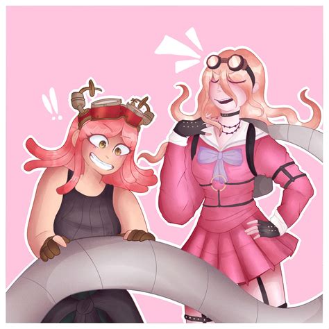 Posts must be related to my hero academia, and must be nsfw in nature. chaotic pink inventor girls | My Hero Academia Amino