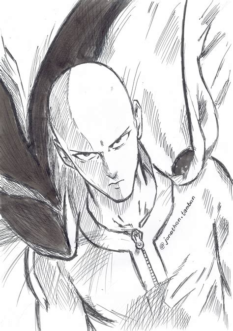 One Punch Man Drawing At Explore Collection Of One