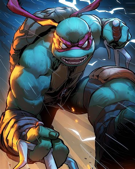 Raphael Ninga Turtles Tmnt Turtles Comic Books Art Comic Art