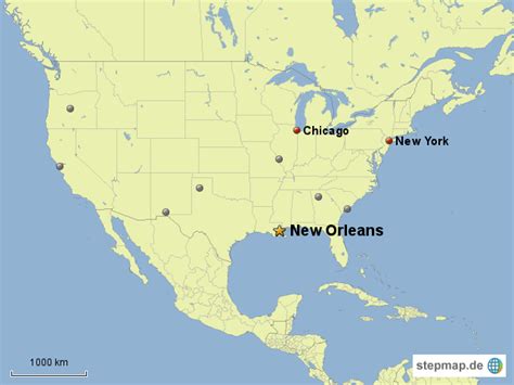New orleans karte usa karte zeigt new orleans. 07 New Orleans von TanteLorchen - Landkarte für die USA
