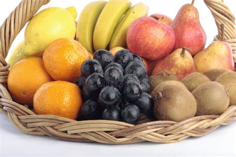 Fruit Selection Over White Stock Image Image Of Closeup 10845679