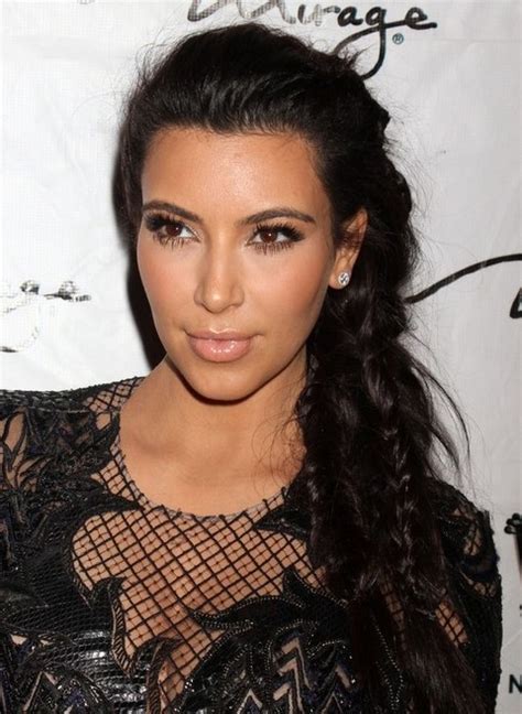 Although kim kardashian west just switched her look up with an icy blonde wig, the mother of two has been faithfully sporting braids since giving birth kim wanted to give her hair a break from constant heat styling, and braids are the perfect way, the hair pro explained to instyle while adding, they. 23 Kim Kardashian Hairstyles - PoPular Haircuts
