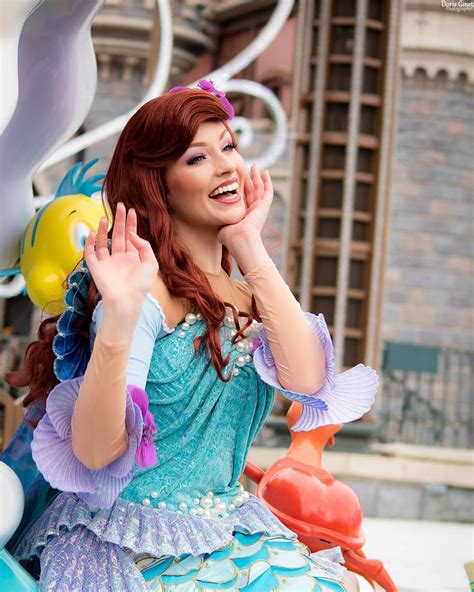 Princess Ariel ~ Disneyland Face Character Disney Princess Cosplay
