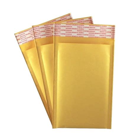 4 X 7 Kraft Bubble Mailers Self Seal Padded Shipping Envelopes 15