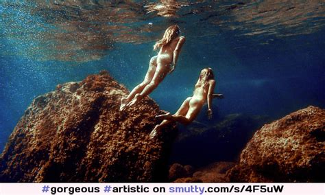 By Kate Bellm Gorgeous Artistic Nude Underwater Twogirls Friends Skinnydipping Swimming