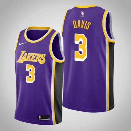 Ich hab mal nen lakers trikot gebastelt weil ich das dribbler outfit nen bisschen langweilig fand. Männer Los Angeles Lakers Anthony Davis # 3 Lila Swingman ...