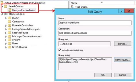 To use these elements, you must. Active Directory Query: list locked user accounts