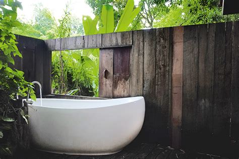 Outdoor Bath Inspo Why An Outdoor Bath Can Be An Affordable Quieter