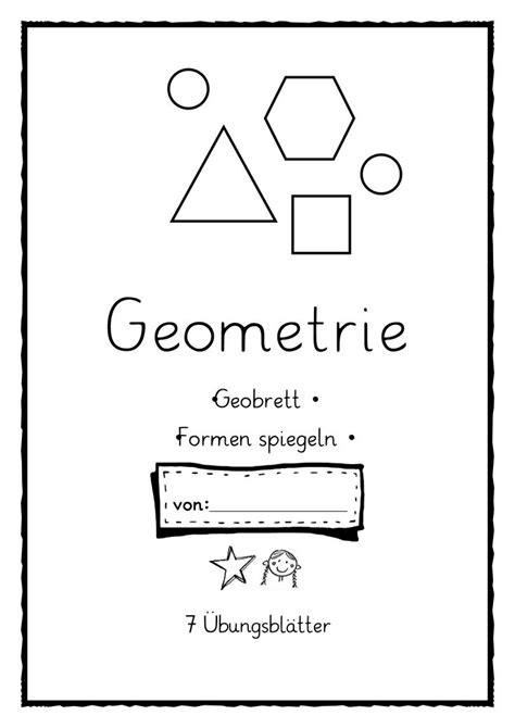 Geobrett vortage kreis geobrett vortage 5 x 5 geobrett vortage 3 x 3. Übungsheft Geometrie. Geobrett und Formen spiegeln ...