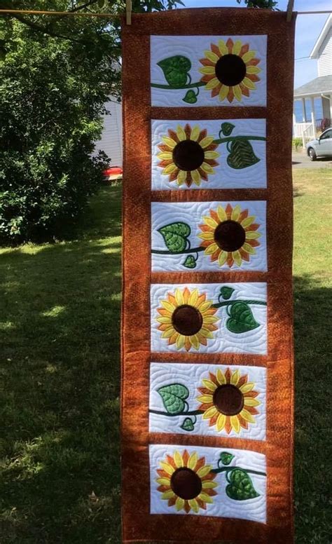 Sunflower Flower Block Add On 5x7 6x10 8x12 Machine Embroidery