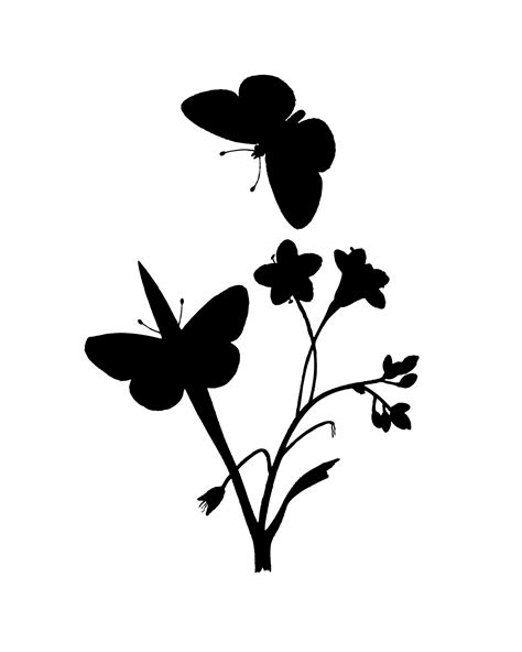 Free Clipart Butterfly Silhouette Free Butterfly Silhouette Clip Art