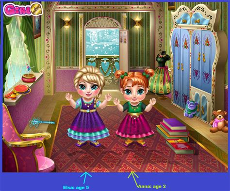 Early Childhood Of Anna And Elsa By Smurfette123 On Deviantart