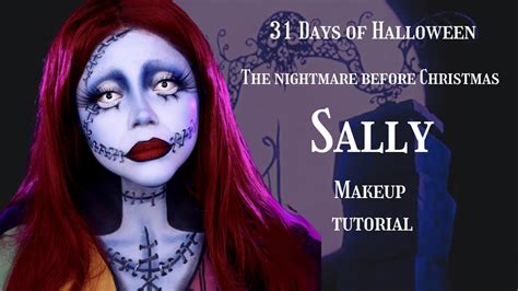 31 Days Of Halloween Sally From Nightmare Before Christmas Makeup
