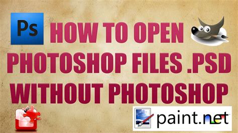 How To Open Psd Files Without Installing Adobe Photoshop Youtube