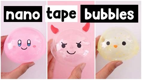 Diy Viral Nano Tape Bubbles Satisfying Pop It From Tiktok Youtube
