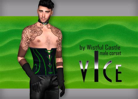Sims 4 Mods Vice Corset Castle Man Shop Men Clothing Sims