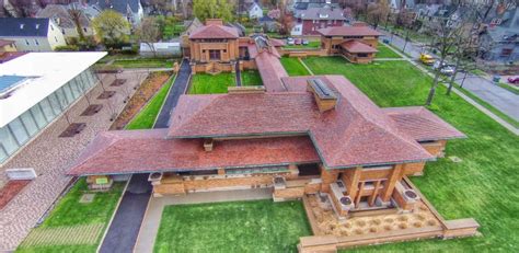 Aerial Photo Frank Lloyd Wrights Darwin Martin House Brooks New Media