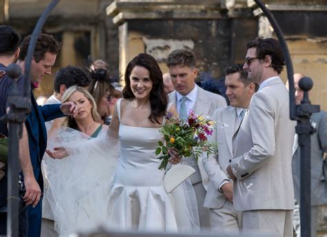 Michelle Dockerys Wedding How Downton Abbey Stars Tv Ceremonies