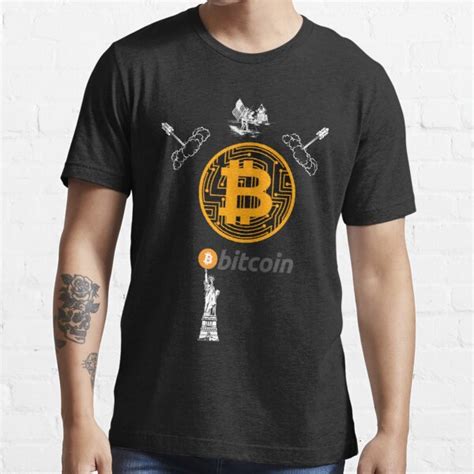 Bitcoin Cryptocurrency Logo T Shirt For Sale By Return To Cart