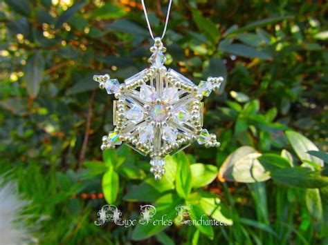 Lovely Snowflake And Other Beadwork Tutorials By Auxperlesenchantees
