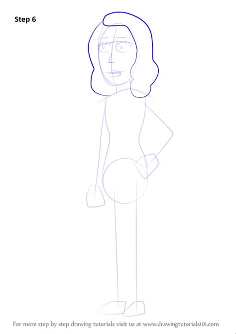 how to draw beth smith from rick and morty artofit