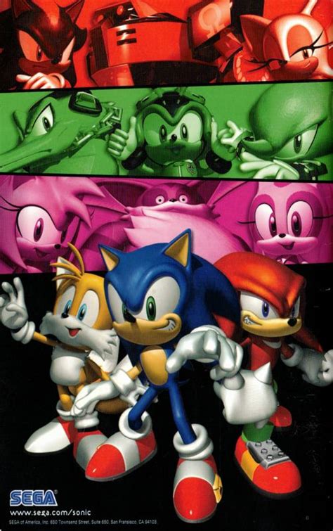 Sonic Heroes 2003 Box Cover Art Mobygames