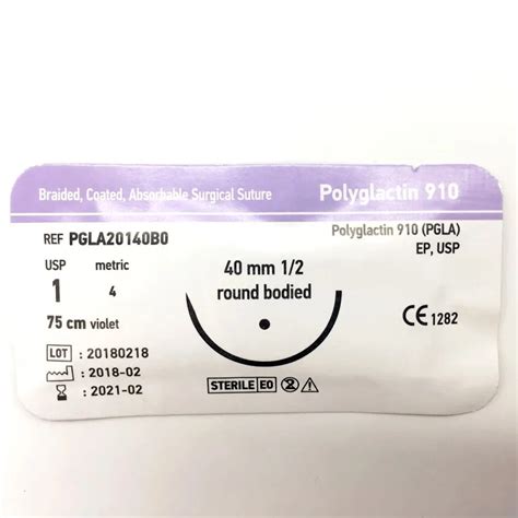Medical Surgical Suture Polyglactin 910 Pgla With Needle Buy Vicryl