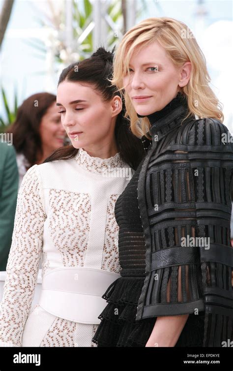 Cannes France 17th May 2015 Actress Rooney Mara And Actress Cate