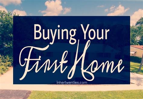 Buying Your First Home In Her Twenties