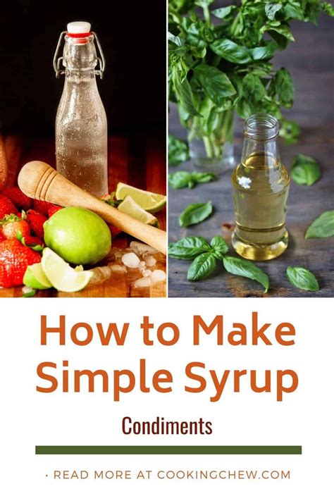 How To Make Simple Syrup Recipe Simple Syrup Make Simple Syrup