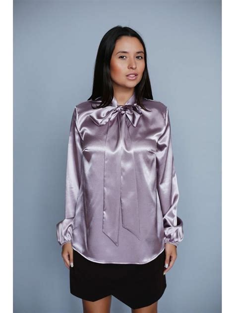 Pin By Greymoon00 On Grey Satin Blouse Satin Blouses Shiny Blouse Satin Dresses