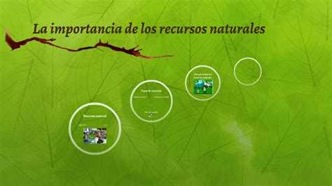 La Importancia De Los Recursos Naturales By Diego Gajardo Aguilera On Prezi