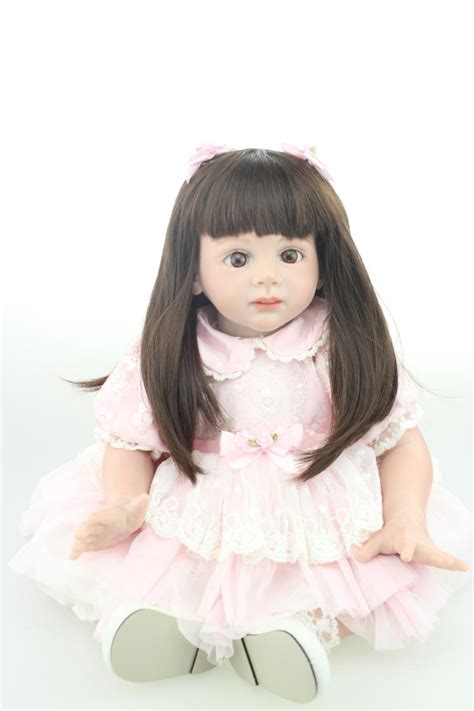 Npk Bebe Reborn Simulation Little Girl Dolls 60 Cm Lifelike Handmade