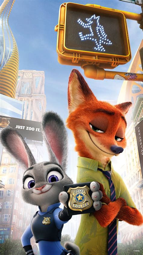 Officer Judy Hopps And Con Artist Nick Wilde Zootopia Disney