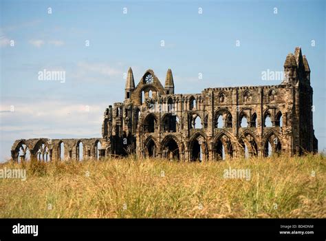 Whitby Abbey North Yorkshire England The Setting For Bram Stokers