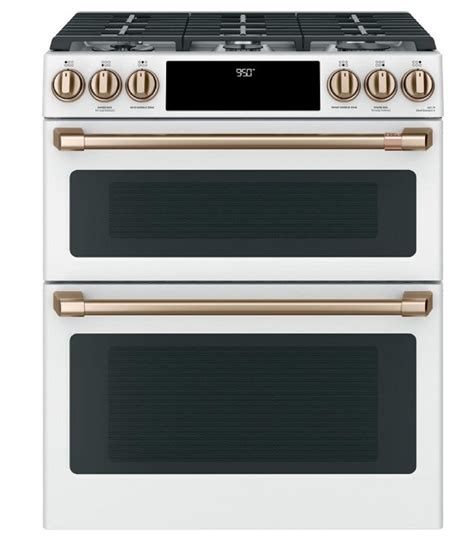 Ge Cafe C2s950p4mw2 30 Slide In Dual Fuel Double Oven