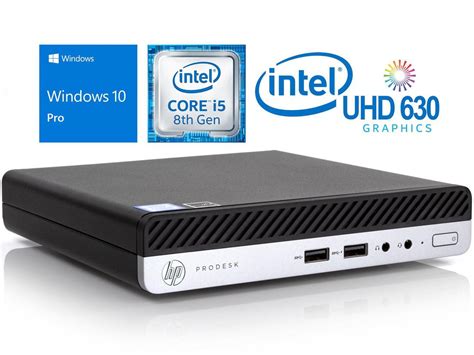 Hp Prodesk 400 G4 Mini Desktop Intel 6 Core I5 8500t Upto 35ghz 8gb