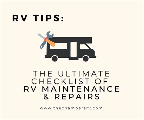 Rv Repair Tips And Rv Maintenance Checklist