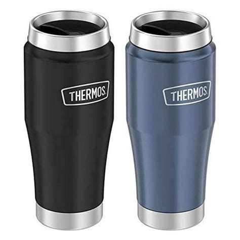 Thermos 2 Pack Vacuum Insulated Stainless King Travel Tumbler Matte