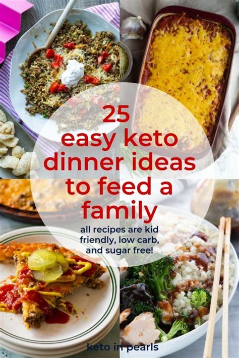 Dinner is the only meal during the weekday where my entire. 25 Easy Keto Dinner Ideas for Back to School | Keto dinner ...