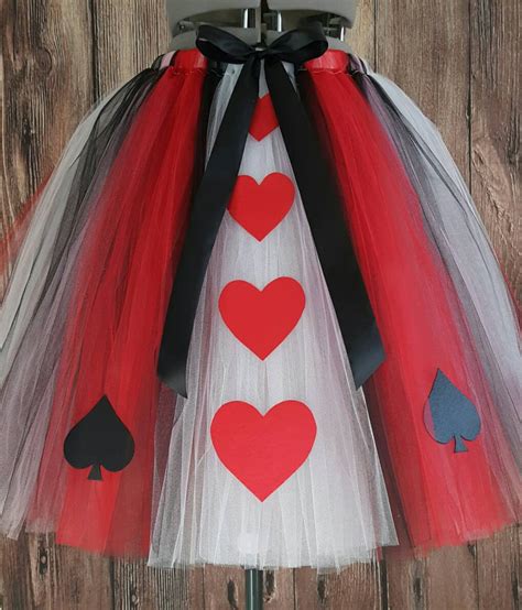 Queen Of Hearts Adult Or Teen Less Full Tutu Up To 28 Etsy