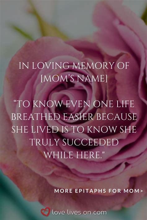 150 Best Epitaph Examples Love Lives On Mom Poems Epitaph Headstones