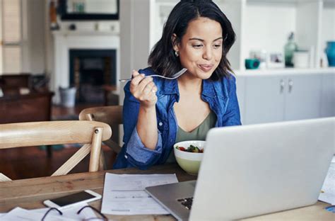 Productivity, as there is a problem the acceptance and effectiveness of telecommuting (work from. 10 Tips for Eating Healthy When You're Working From Home ...